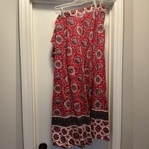 Boho Maxi Wrap Skirt